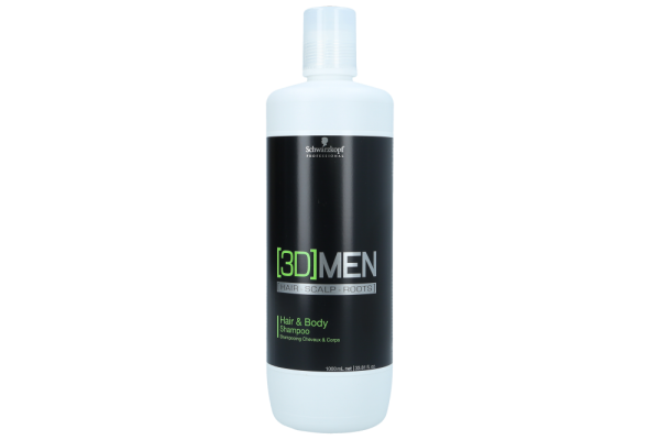 3D Men Hair&Body Shampoo 1L