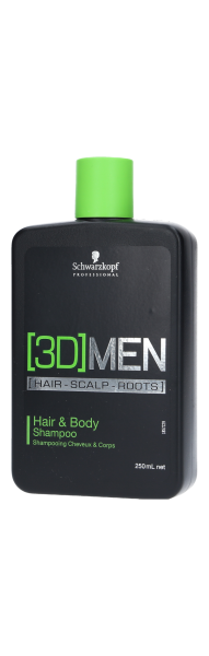 3D Men Hair&Body Shampoo 250ml